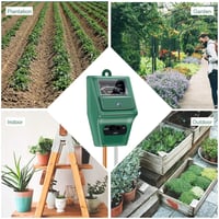 SONKIR MS02 3-in-1 Talajvizsgáló - Nedvesség, Fény és pH Mérő Eszköz Növénygondozáshoz - Kertbe, Lakásba, Gazdaságba - Elemek Nélkül 7