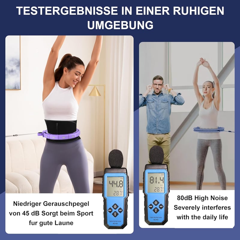 Sonkoloro Smart Hoop felnőtteknek, súlycsökkentéshez, számláló funkcióval