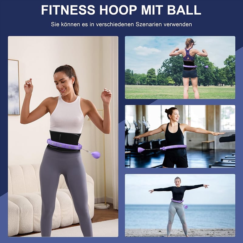 Sonkoloro Smart Hoop felnőtteknek, súlycsökkentéshez, számláló funkcióval