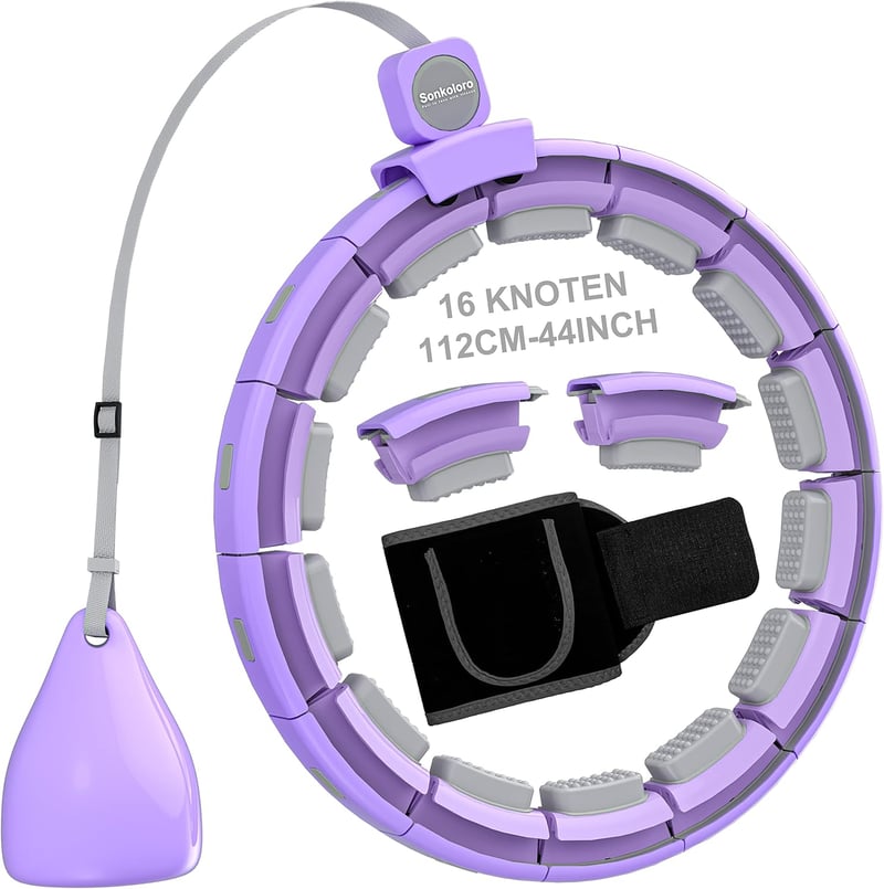 Sonkoloro Smart Hoop felnőtteknek, súlycsökkentéshez, számláló funkcióval