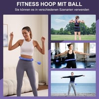 Sonkoloro Smart Hoop Fitness Karika Súlycsökkentéshez, Számláló és Masszázs Gombokkal 6