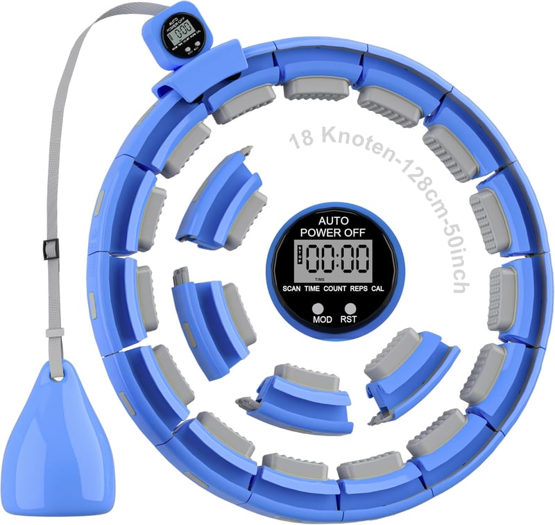 Sonkoloro Smart Hoop Fitness Karika Súlycsökkentéshez, Számláló és Masszázs Gombokkal