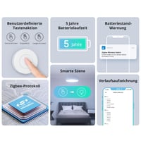 Întrerupător de scenă wireless inteligent Zigbee SONOFF SNZB-01P, buton smart pentru automatizarea locuinței 3