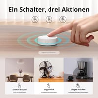 Întrerupător de scenă wireless inteligent Zigbee SONOFF SNZB-01P, buton smart pentru automatizarea locuinței 5