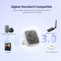 SONOFF SNZB-02D Zigbee snímač teploty a vlhkosti, 2 ks, inteligentný teplomer a vlhkomer s LCD displejom, biela, podpora Alexa/Google Home/Home Assistant 7