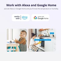 SONOFF SNZB-02D Zigbee snímač teploty a vlhkosti, 2 ks, inteligentný teplomer a vlhkomer s LCD displejom, biela, podpora Alexa/Google Home/Home Assistant 9