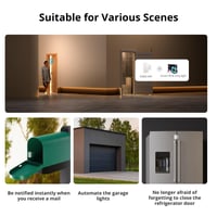 SONOFF SNZB-04P Zigbee senzor otvorenia dverí a okien, inteligentný zabezpečovací systém, vyžaduje Zigbee Hub, kompatibilný s Alexa a Google Assistant 4