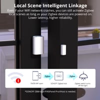 SONOFF SNZB-04P Zigbee senzor otvorenia dverí a okien, inteligentný zabezpečovací systém, vyžaduje Zigbee Hub, kompatibilný s Alexa a Google Assistant 9
