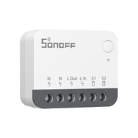 Releu Inteligent SONOFF ZBMINIR2 Zigbee 3.0, Compatibil cu Alexa și Google Home, Necesită Fir Neutru, Necesită Hub 1
