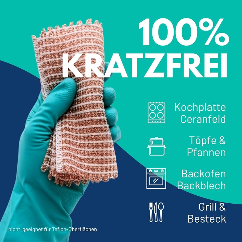 Sonty Eco Réz Törlőkendő Szett 30 db - Vegyszermentes Tisztítókendő