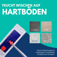 Súprava na mop Sonty Profi 40 cm – s magnetickým skladacím držiakom, 40 cm návlekom z mikrovlákna a nastaviteľnou hliníkovou násadou 6