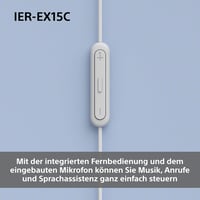 Sony IER-EX15C USB-C vezetékes in-ear fülhallgató mikrofonnal - kék 6
