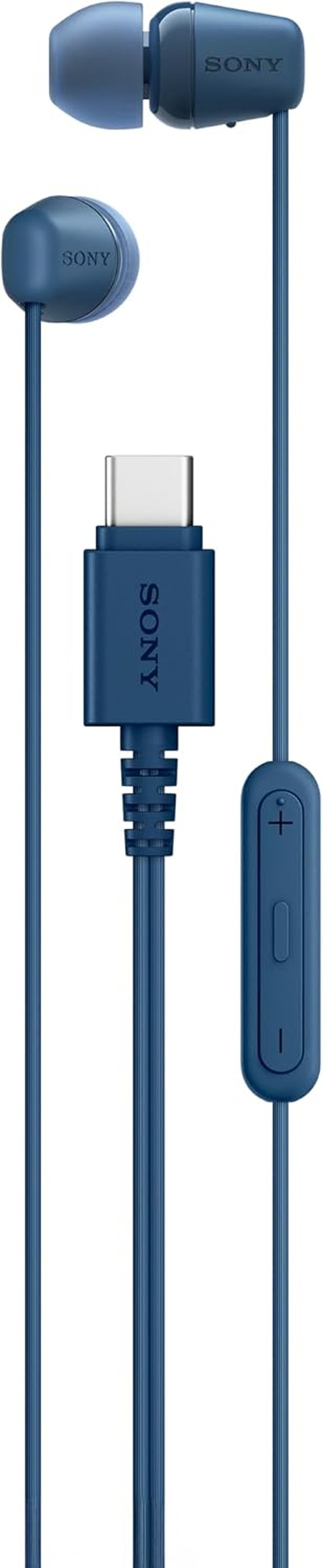 Sony IER-EX15C USB-C vezetékes in-ear fülhallgató mikrofonnal - kék