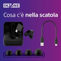 Sony INZONE Buds True Wireless gaming fülhallgató, ANC, AI mikrofon, PC és PS5 - fekete 7