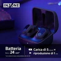 Sony INZONE Buds True Wireless gaming fülhallgató, ANC, AI mikrofon, PC és PS5 - fekete 6