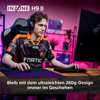Bezdrôtové herné slúchadlá k PC Sony INZONE H9 II s potlačením hluku, odnímateľný kardioidný AI mikrofón, 30-hodinová výdrž batérie, 2,4 GHz a Bluetooth, mäkké vyhotovenie 5