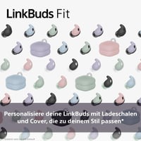 Bezdrôtové slúchadlá s potlačením hluku Sony LinkBuds Fit, IPX4, 21-hodinová výdrž batérie – čierne 10