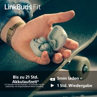 Bezdrôtové slúchadlá s potlačením hluku Sony LinkBuds Fit, IPX4, 21-hodinová výdrž batérie – čierne 7