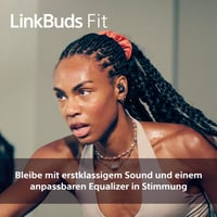 Bezdrôtové slúchadlá s potlačením hluku Sony LinkBuds Fit, IPX4, 21-hodinová výdrž batérie – čierne 5