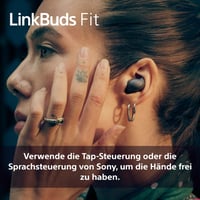 Bezdrôtové slúchadlá s potlačením hluku Sony LinkBuds Fit, IPX4, 21-hodinová výdrž batérie – čierne 9