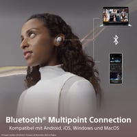 Bezdrôtové slúchadlá Sony LinkBuds S s potlačením hluku – Bluetooth Multipoint – 20 hodín výdrže batérie s nabíjacím puzdrom – Zabudovaný mikrofón – Čierne 7