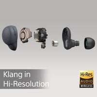 Bezdrôtové slúchadlá Sony LinkBuds S s potlačením hluku – Bluetooth Multipoint – 20 hodín výdrže batérie s nabíjacím puzdrom – Zabudovaný mikrofón – Čierne 5