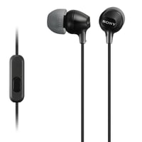 Slúchadlá do uší Sony MDR-EX15AP s integrovaným mikrofónom a ovládaním pre smartfóny, čierne 5