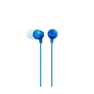 Slúchadlá Sony MDR-EX15LP, modré, do uší, káblové, 3,5 mm jack konektor, pohodlné nosenie, vynikajúca kvalita zvuku