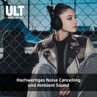 Bezdrôtové slúchadlá Sony ULT WEAR s potlačením hluku, hlboké basy ULT Power Sound, 30-hodinová výdrž batérie, kompatibilné s iOS a Androidom, lesná sivá 5