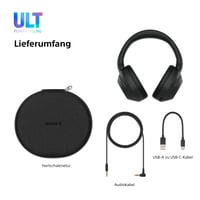 Bezdrôtové slúchadlá Sony ULT WEAR s potlačením hluku, hlboké basy ULT Power Sound, 30-hodinová výdrž batérie, kompatibilné s iOS a Androidom, lesná sivá 10