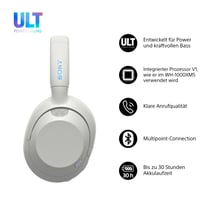 Bezdrôtové slúchadlá Sony ULT WEAR s potlačením hluku, ULT Power Sound, hlboké basy, 30-hodinová výdrž batérie, kompatibilné s iOS a Androidom, biele 2