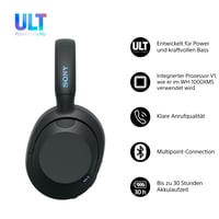 Bezdrôtové slúchadlá Sony ULT WEAR s potlačením hluku, hlbokými basmi, procesorom WH-1000XM5, 30-hodinovou výdržou batérie, kompatibilné s iOS a Androidom, čierne 2
