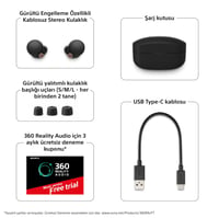 Bezdrôtové slúchadlá s potlačením hluku Sony WF-1000XM4 – čierne 6