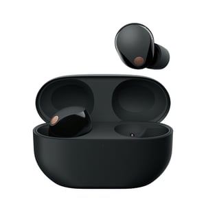 Căști True Wireless Sony WF-1000XM5 cu Bluetooth și Anulare Activă a Zgomotului, In-Ear, IPX4, baterie 24 ore, negru - Utilizat