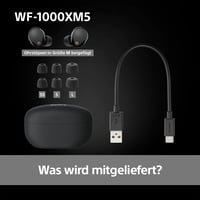 Căști in-ear Sony WF-1000XM5 Premium True Wireless Bluetooth cu anulare a zgomotului 10