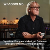 Bezdrôtové slúchadlá s potlačením hluku Sony WF-1000XM6, Bluetooth, Hi-Res, 10-pásmový ekvalizér, výdrž batérie 24 hodín, IPX4, kompatibilné s iOS a Android, čierne 4