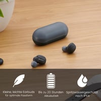 Bezdrôtové slúchadlá Sony WF-C500 True Wireless s Bluetooth, vstavaným mikrofónom, odolnosťou voči vode IPX4, výdržou batérie 20 hodín, čierne 5