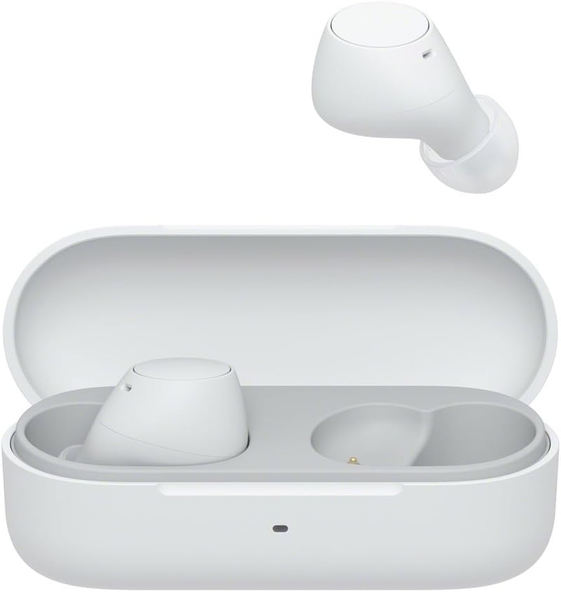 Sony WF-C510 Bluetooth Fülhallgató Multipoint Kapcsolat, IPX4 Vízálló, 22 Óra Akkumulátor - White, WF-C510