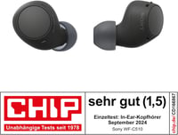 Sony WF-C510 Bluetooth Fülhallgató Multipoint Kapcsolat, IPX4 Vízálló, 22H Akkumulátor - black, WF-C510 2