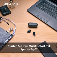 Sony WF-C510 True Wireless Bluetooth slušalice s kutijom za punjenje, žute, Multipoint, IPX4 — USB kabel nedostaje (stanje: vidi 2. sliku) 11