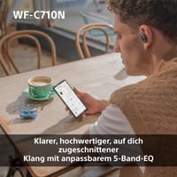Sony WF-C710N potpuno bežične slušalice s tehnologijom uklanjanja buke, plave, upravljanje dodirom, multipoint, IPX4, 40 sati baterije, brzo punjenje, iOS i 4