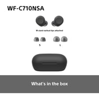 Sony WF-C710N True Wireless slušalice s uklanjanjem buke, crne, upravljanje dodirom, Multipoint — USB kabel nedostaje (stanje: vidi 2. sliku) 12