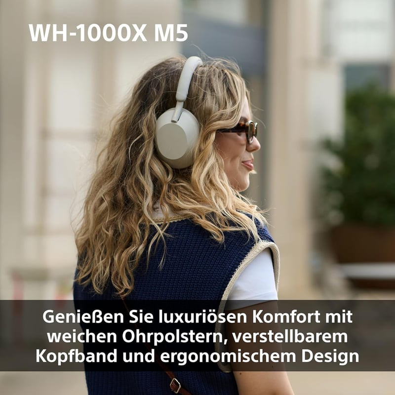 Sony WH-1000XM5 vezeték nélküli fejhallgató aktív zajszűréssel, 30 órás akkumulátor, fekete - Black hard case, With Hard case