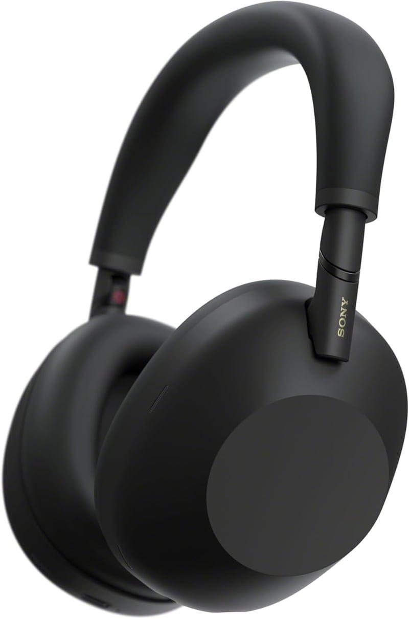Bezdrôtové slúchadlá Sony WH-1000XM6 s potlačením hluku, Bluetooth, skladacie, 30-hodinová výdrž batérie – čierne