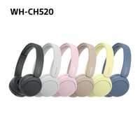 Bezdrôtové Bluetooth slúchadlá na uši Sony WH-CH520, výdrž batérie 50 hodín, rýchle nabíjanie, ekvalizér, čisté hovory, kompatibilné s iOS a Androidom 10