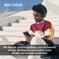 Sony WH-CH520 Bluetooth on-ear fejhallgató - fekete 7