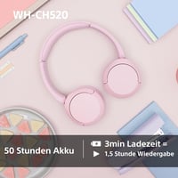 Sony WH-CH520 Bluetooth on-ear fejhallgató - fekete 6