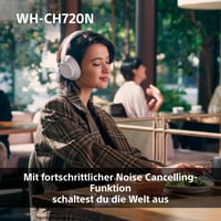 Bluetooth slúchadlá s potlačením hluku Sony WH-CH720N – modré 4