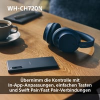Bluetooth slúchadlá s potlačením hluku Sony WH-CH720N – modré 9
