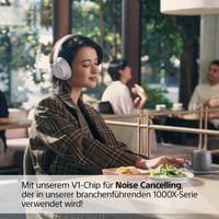 Bezdrôtové slúchadlá Sony WH-CH720N s Bluetooth a potlačením hluku – 35 hodín výdrže batérie a rýchle nabíjanie – biele 2